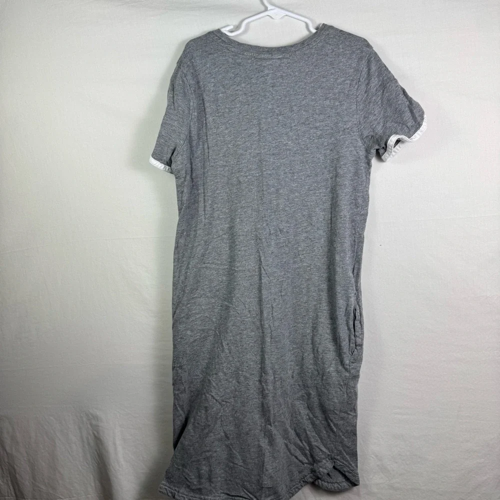 Nike Gray Short Sleeve T-Shirt Dress Girls Size L
